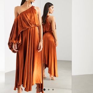 ASOS Edition Copper Blouse Dress